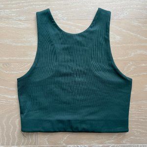 Girlfriend Collective Dylan Bra in Moss Green (small)